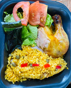 Pollo Asado + Arroz + Complemento